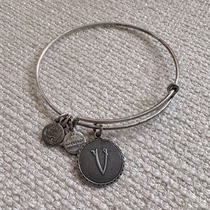 Initial V, Gently Worn Alex & Ani Bracelet